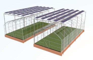 Agricultural Greenhouse mounting System